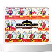 Moon Beavers İslamı Öğreniyorum Puzzle Serisi - Kız Namaz 83015,Okula (Din Kültürü) Katkı Sağlayan Puzzle Oyuncak - 1