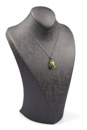 Yeşim Doğal Taş Gümüş Renkli Kolye thumbnail 2