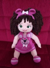 Yağmur Meral Bebek Amigurumi Organik Oyuncak - 1