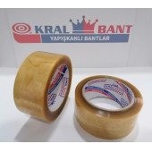 KRAL BANT Doğal Kauçuk 45x100 Koli Bandı - 1