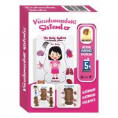 Moon Beavers Vücudumuzdaki Sistemler - Kız Ahşap Puzzle 83041,Eğitici Öğretici Boyanabilir Ahşap Oyuncak - 2