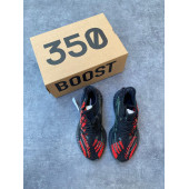 Adidas Yeezy Boost 350  SİYAH KIRMIZI - 3