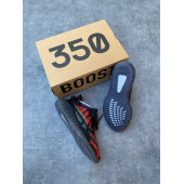 Adidas Yeezy Boost 350  SİYAH KIRMIZI - 4