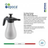 Epoca MIZU 1750 Teracotta ve Stone Rengi Sivi Püskürtme Pompasi 1,75Lt. - 4