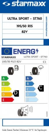 Starmaxx 195/50R15 82V ULTRA SPORT ST760 STARMAXX - 2