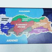 Moon Beavers Benim Güzel Vatanım Bayrak 83044,Ahşap Eğitici Oyuncak Puzzle - 3