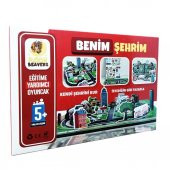 Moon Beavers Benim Şehrim Ahşap Puzzle 83043,Maket Şeklinde Eğitici Puzzle - 2