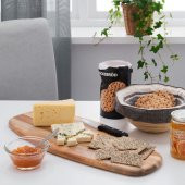 Kesme Tahtası Masif Akasya MeridyenDukkan 52x22 Cm servis-Sunum-Kesim Tahtası - 2