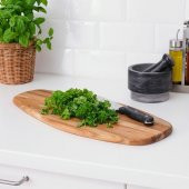 Kesme Tahtası Masif Akasya MeridyenDukkan 52x22 Cm servis-Sunum-Kesim Tahtası - 3