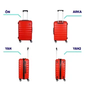 Vegmann Delphin Kırmızı Orta Boy Valiz thumbnail 8