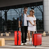 Vegmann Delphin Kırmızı Orta Boy Valiz thumbnail 5