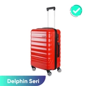 Vegmann Delphin Kırmızı Orta Boy Valiz thumbnail 1