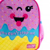 Muggle Tek Bölmeli Pink Ice Cream Anaokulu Sırt Çantası MU-8676 - 4