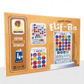 Moon Beavers Pratik Elif Ba Öğreniyorum Ahşap Puzzle 83031,Eğitici Oyuncak Puzzle - 2