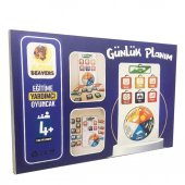 Moon Beavers Günlük Planım Ahşap Puzzle 83022,Eğitici Öğretici Ahşap Puzzle - 2