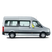 VW Crafter 2006-2016 Sağ Ön Kapı Dış Açma Kolu 2E0837205C thumbnail 1