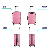 Vegmann Delphin Pembe Orta Boy Valiz thumbnail 8