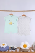 Babyhola Erkek Bebek Çocuk Tulum 2'li Set 13649 - 1