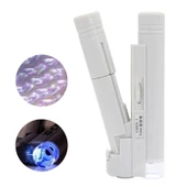 DailyTech 100X Mini Taşınabilir El Mikroskop Büyüteç LED lamba Işığı - 2