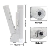 DailyTech 100X Mini Taşınabilir El Mikroskop Büyüteç LED lamba Işığı - 4