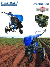 Flash 250 Briggs Stratton Amerikan Motorlu Benzinli Çapa Makinası Şanzımanlı 7 Hp 2+1 Vites - 1