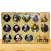 Moon Beavers Tarihin Öncüleri Ahşap Puzzle 83021,Eğitici Öğretici Ahşap Oyuncak - 1