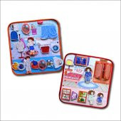 2 Set - 27 Parça  Banyo ve Yatak Odası Keçe Cırtlı Aktivite Sayfası - 1