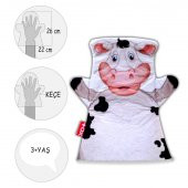 Inek Evcil Hayvanlar Keçe El Kukla T398 thumbnail 4