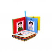 Arapça Aile Bireyleri Kumaş Sessiz Kitap A109 - Bez Kitap thumbnail 3