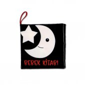 Bebek Siyah-Beyaz Kumaş Sessiz Kitap T397 - Bez Kitap - 1