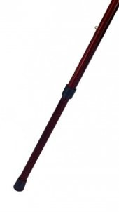 ALÜMİNYUM  BASTON METAL AYARLI ASA  BASTON  BORDO RENK thumbnail 2