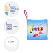 Renkler Kumaş Sessiz Kitap T383 - Bez Kitap - 4
