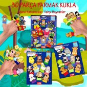 3 Set - 30 Parça  Masal Kahramanları, Evcil ve Vahşi Hayvanlar Parmak Kukla T225 T771 T781 thumbnail 2