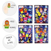 4 Set - 40 Parça  Deniz Canlıları , Uçan, Safari ve Çiftlik Hayvanlar Parmak Kukla T220 T221 T222 T223 thumbnail 3