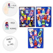 3 Set - 30 Parça  Meslekler, Aile Bireyleri ve Uçan Hayvanlar Parmak Kukla T752 T762 T222 thumbnail 3