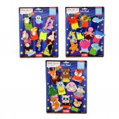 3 Set - 30 Parça  Deniz Canlıları, Orman ve Uçan Hayvanlar Parmak Kukla T218 T221 T222 thumbnail 1