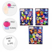 3 Set - 30 Parça  Deniz Canlıları, Orman ve Uçan Hayvanlar Parmak Kukla T218 T221 T222 thumbnail 3