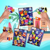 3 Set - 30 Parça  Deniz Canlıları, Orman ve Uçan Hayvanlar Parmak Kukla T218 T221 T222 thumbnail 5