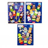 3 Set - 30 Parça  Vahşi, Evcil ve Uçan Hayvanlar Parmak Kukla T771 T781 T222 thumbnail 5