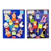 2 Set - 20 Parça  Evcil Hayvanlar ve Uçan Hayvanlar Parmak Kukla T772 T222 thumbnail 4