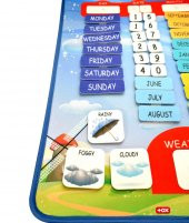 İngilizce Takvimi Öğreniyorum (2023) Keçe Duvar Panosu thumbnail 4