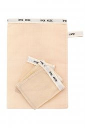 Kelebek Hakiki Koza Ipeğinden 3lü Yüz Ve Banyo Kesesi, Nry Home & Lıfe thumbnail 1