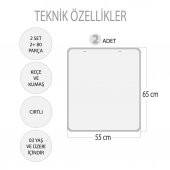 2 Set - 80 Parça  Evcil ve Vahşi Parça Birleştirme Oyunu Keçe Cırtlı Duvar Panoları thumbnail 3