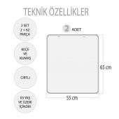 2 Set - 62 Parça  İç Organlar ve Zıt Kavramlar Keçe Cırtlı Duvar Panoları - 3