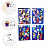 4 Set - 40 Parça  Meyveler , Sebzeler , Meslekler ve Taşıtlar Parmak Kukla T762 T105 T104 T181 thumbnail 3