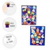 2 Set - 20 Parça  Taşıtlar ve Evcil Hayvanlar Parmak Kukla T772 T181 thumbnail 5