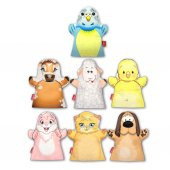 7 Parça  Evcil Hayvanlar El Kukla Set thumbnail 1