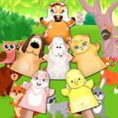 6 Parça  Köydeki Dostlarımız El Kukla Set thumbnail 5