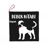 Siyah Beyaz Evcil Hayvanlar Kumaş Sessiz Kitap T137 - Bez Kitap - 1