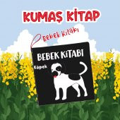 Siyah Beyaz Evcil Hayvanlar Kumaş Sessiz Kitap T137 - Bez Kitap - 2